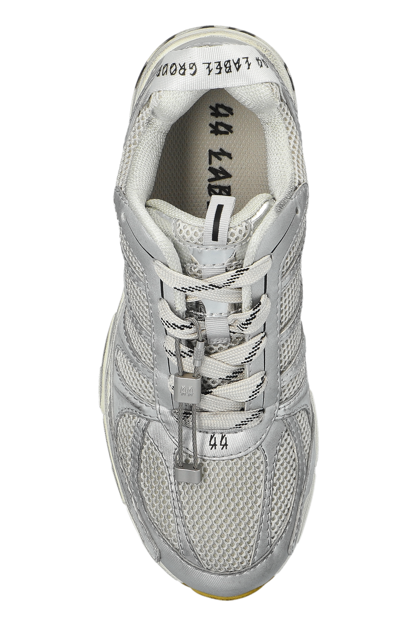 スニーカー 44 LABEL GROUP Men Sneakers White B0030600FA612 P634 DRAGGER SNEAKERS | 44 LABEL GROUP
